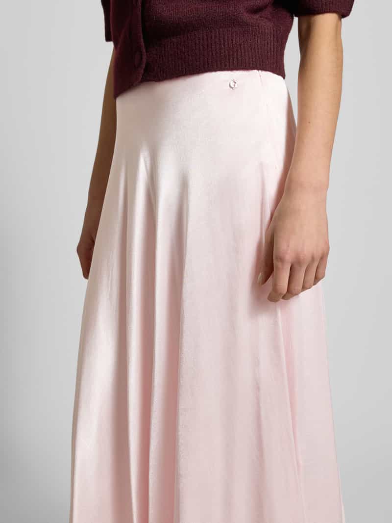 Guess Knielange rok met labelapplicatie model 'VENUSTA'