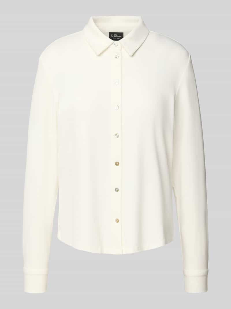 s.Oliver BLACK LABEL Regular fit blouseshirt van viscosemix