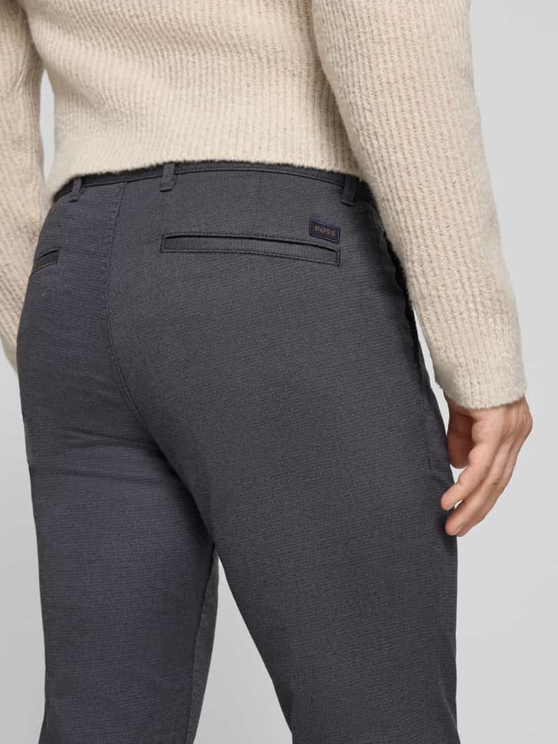 Boss Orange Slim fit chino van katoenmix