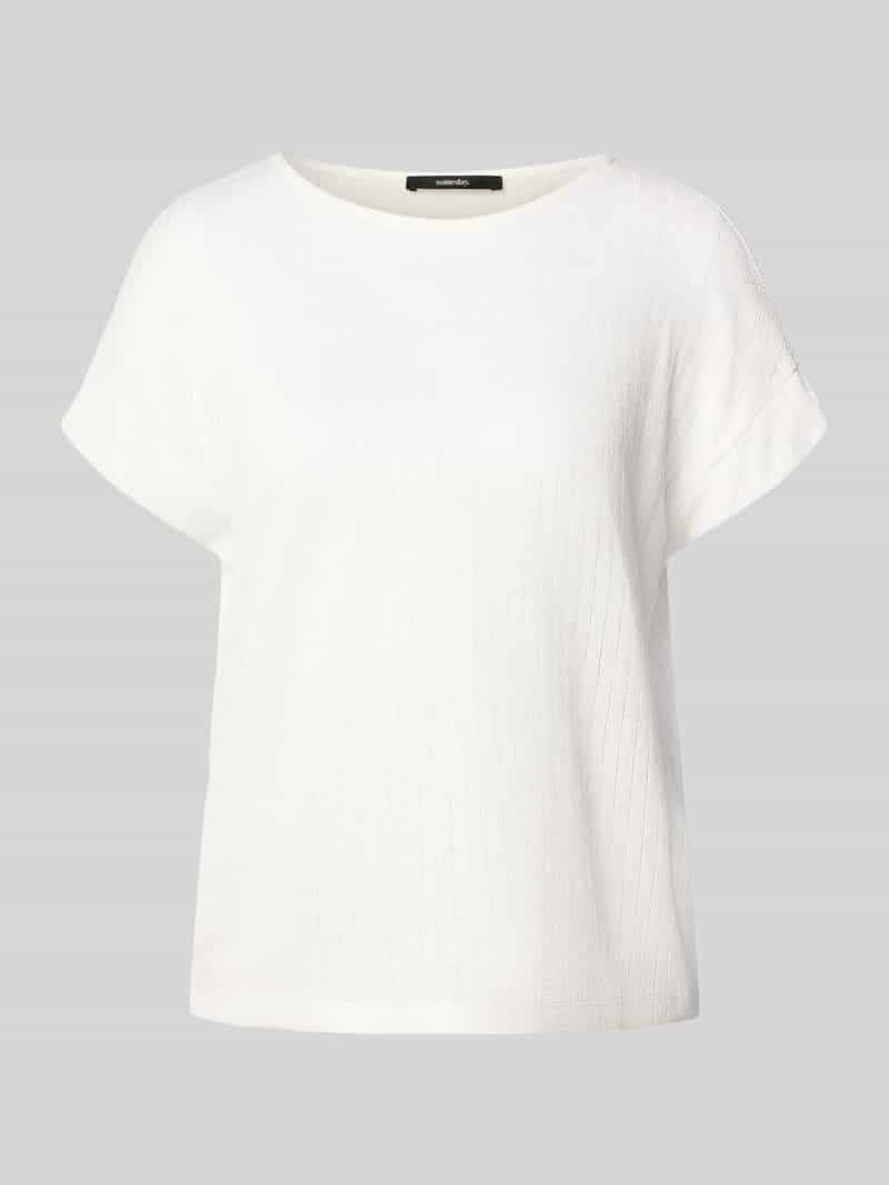 someday. Gebreid shirt met kapmouwen model 'Kanandi detail'