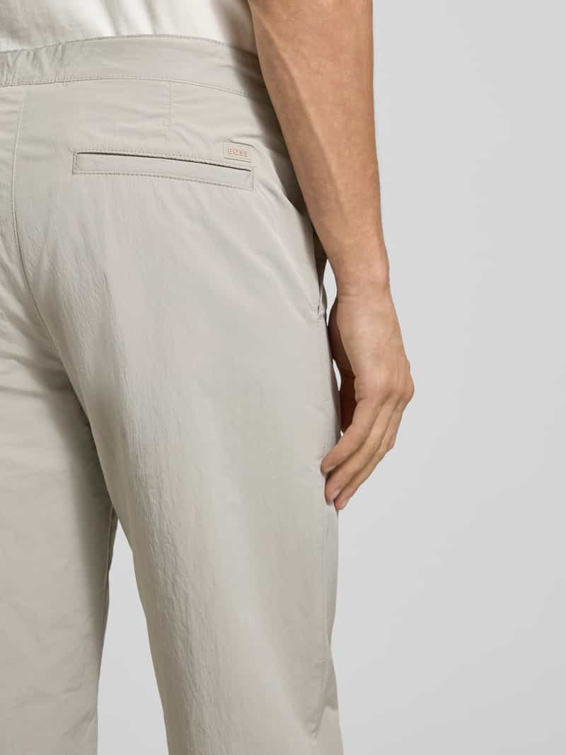 Boss Orange Straight fit chino met geïntegreerde riem model 'STRAIGHT-7'
