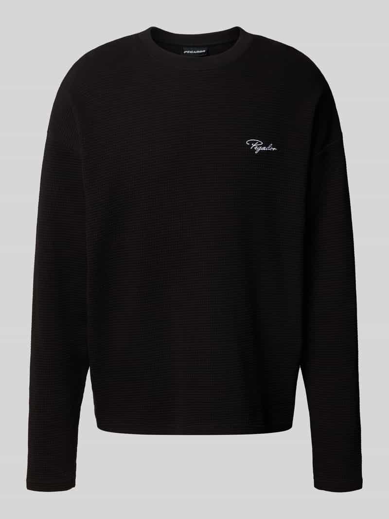Pegador Shirt met lange mouwen en logostitching