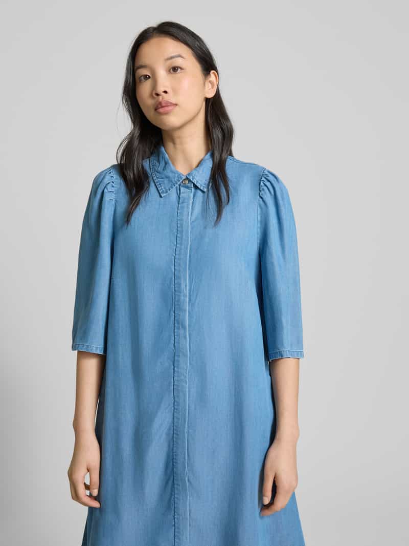 MbyM Knielange jurk in denimlook model 'Sophien'