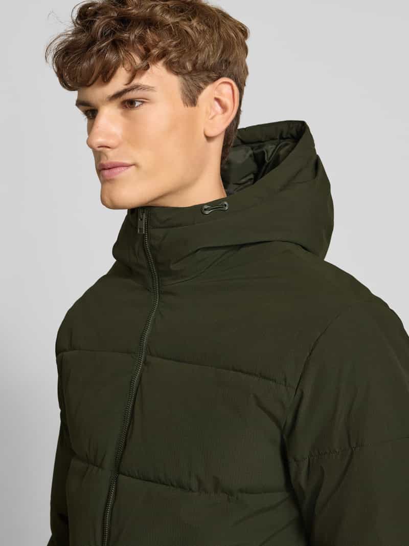jack & jones Gewatteerd jack met capuchon