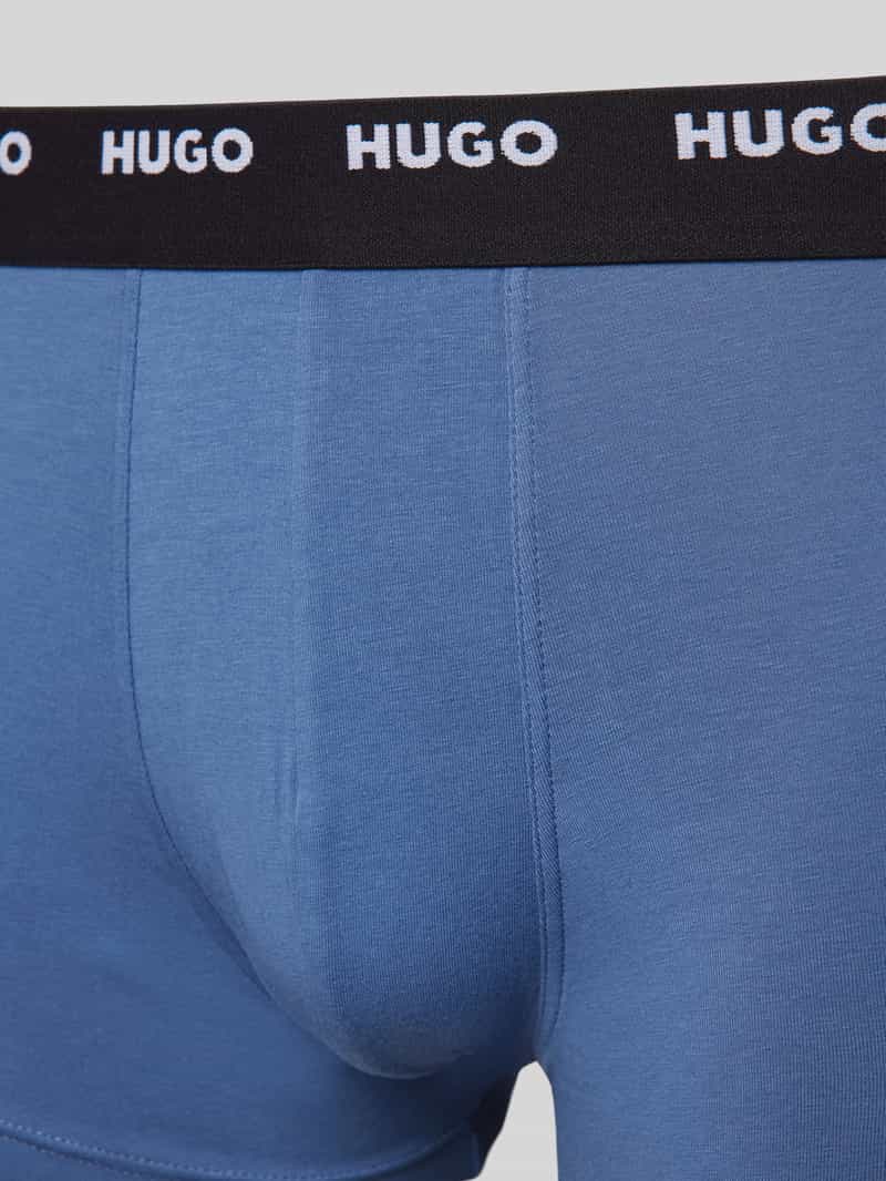 HUGO Boxershort met elastische band met label in een set van 5 stuks