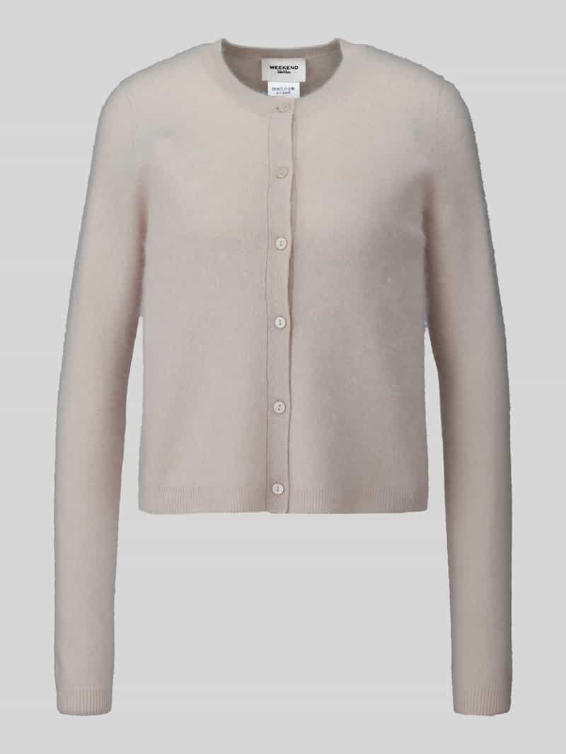 Weekend Max Mara Regular fit gebreid jack van mix van scheerwol en kasjmier model 'ESPOSTO'