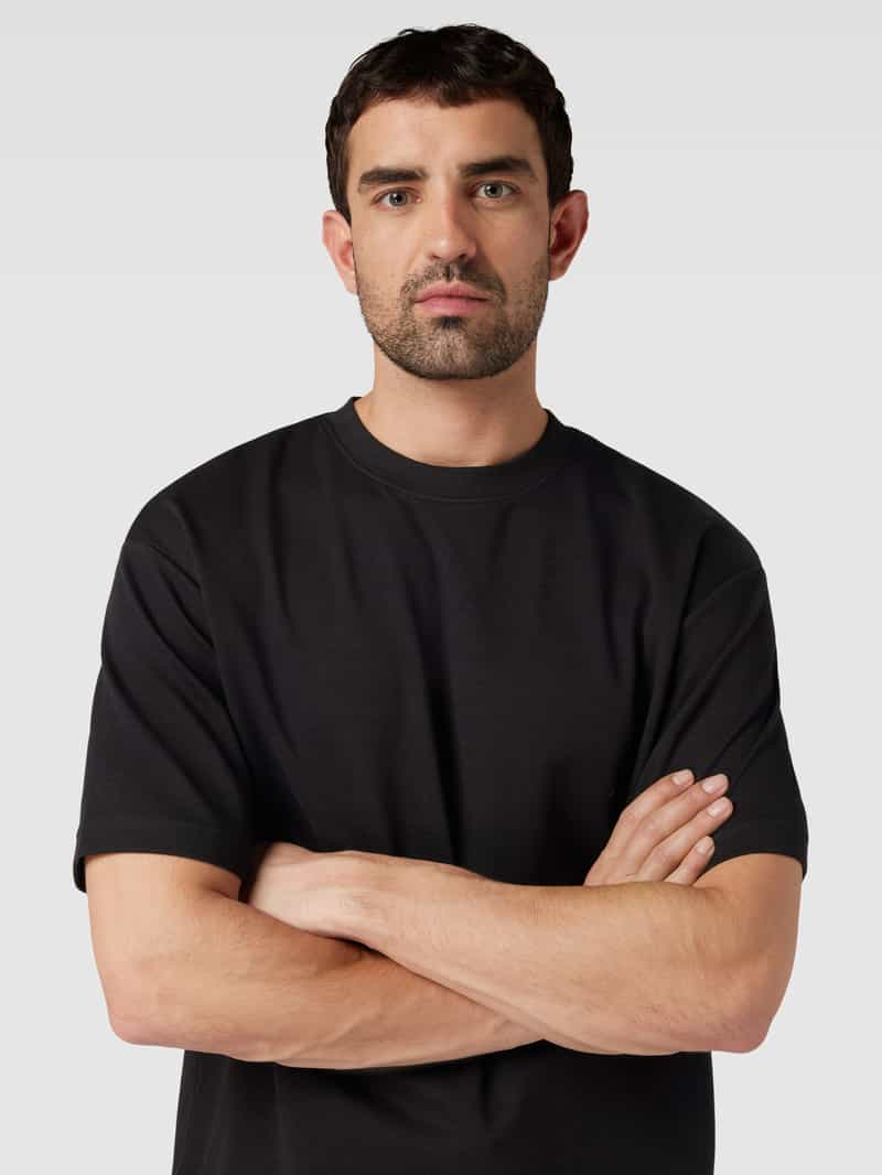 Selected Homme Oversized T-shirt met extra brede schouders model 'OSCAR'