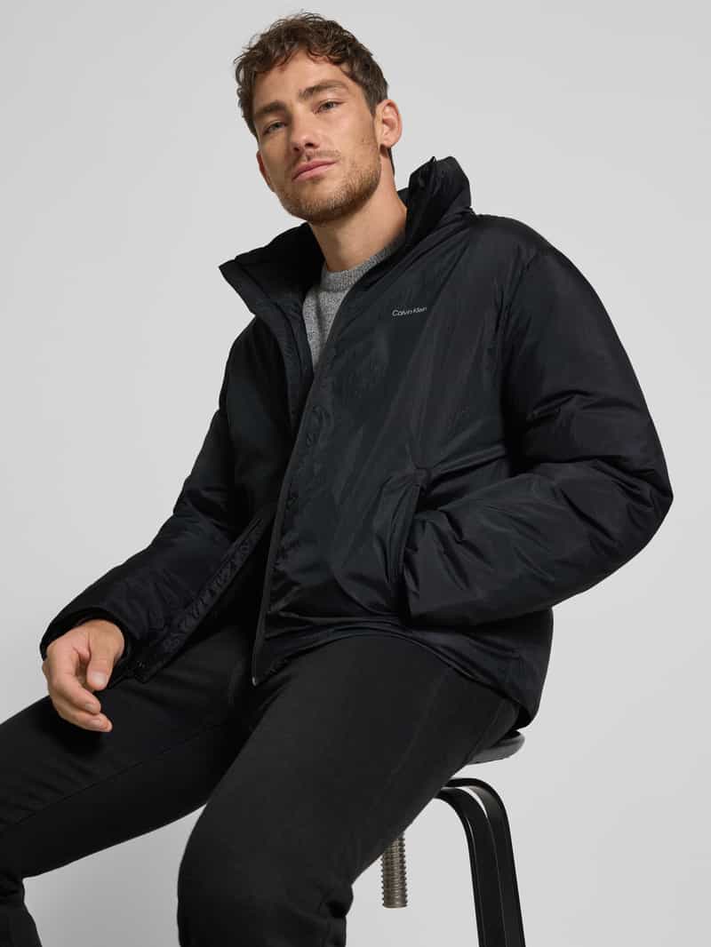 CK Calvin Klein Jack met opstaande kraag en logoprint