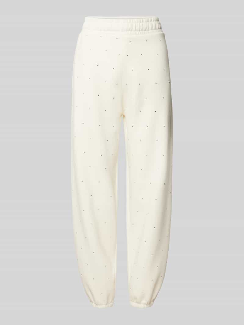 Sweatpants met siersteentjes