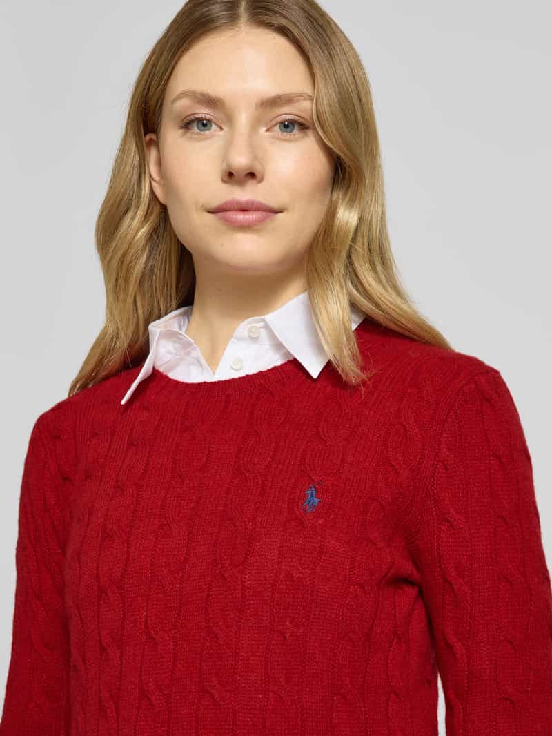 Polo Ralph Lauren Gebreide pullover van een mix van wol en kasjmier model 'JULIANNA'