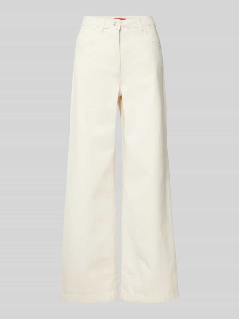 Wide leg jeans in 5-pocketmodel, model 'PARURE'