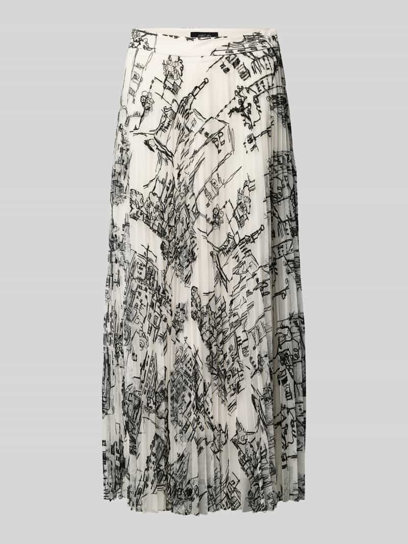 Marc Cain Maxirok in all-over look
