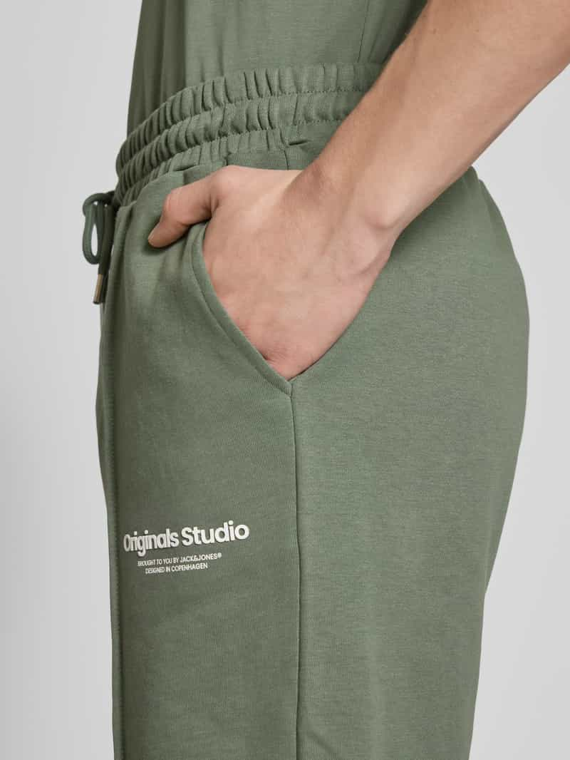 jack & jones Sweatshorts met tunnelkoord model 'ESTERBRO'