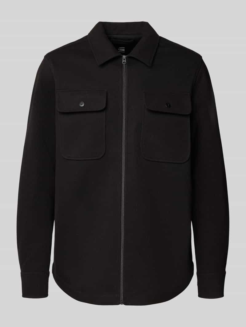 G-Star Raw Regular fit overhemdjack met ritssluiting