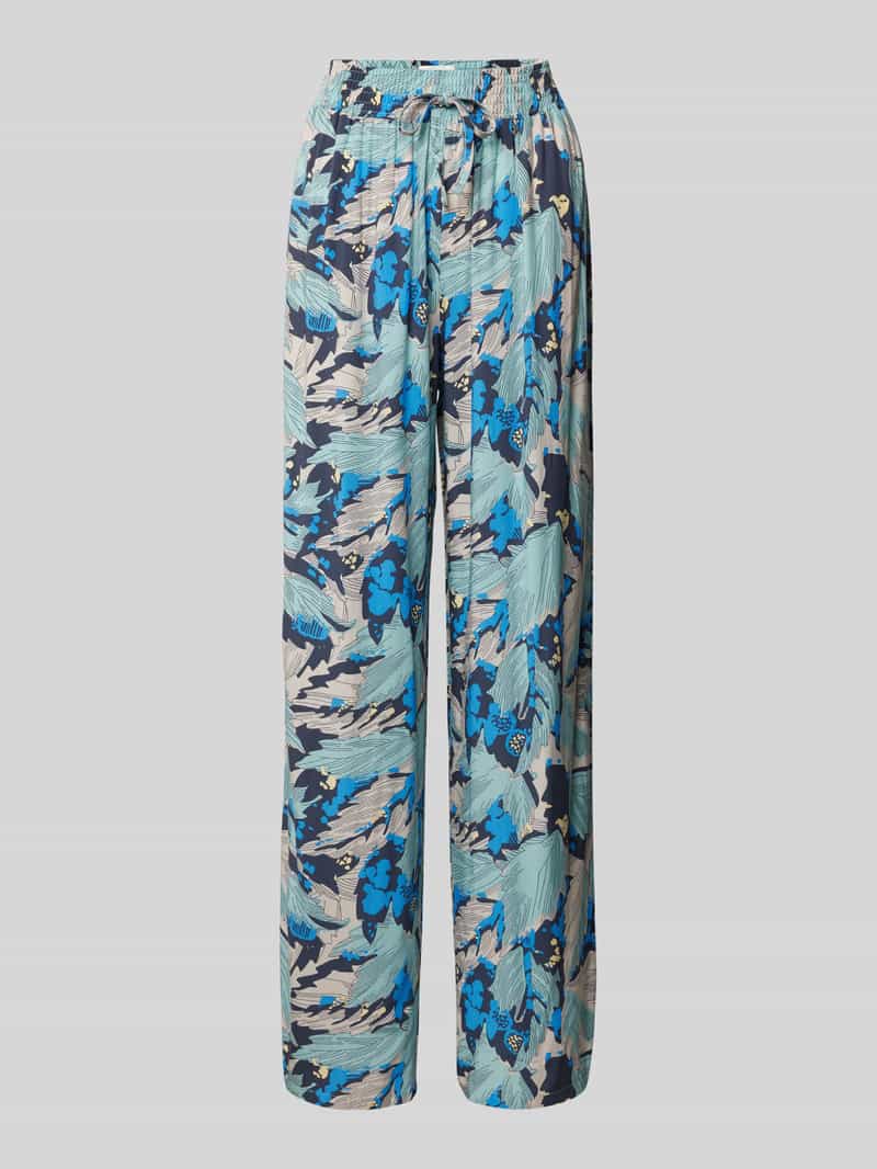 Schiesser Straight leg pyjamabroek met vaste plooien model 'Mix+Relax'