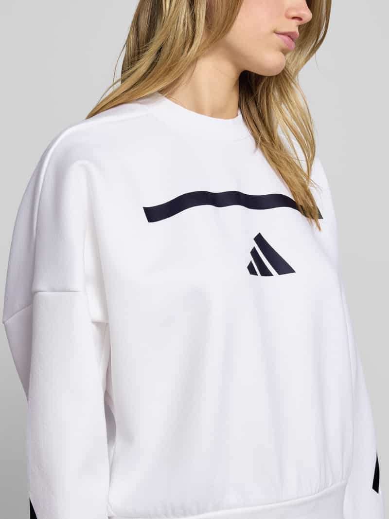 ADIDAS SPORTSWEAR Sweatshirt met logo en ronde hals