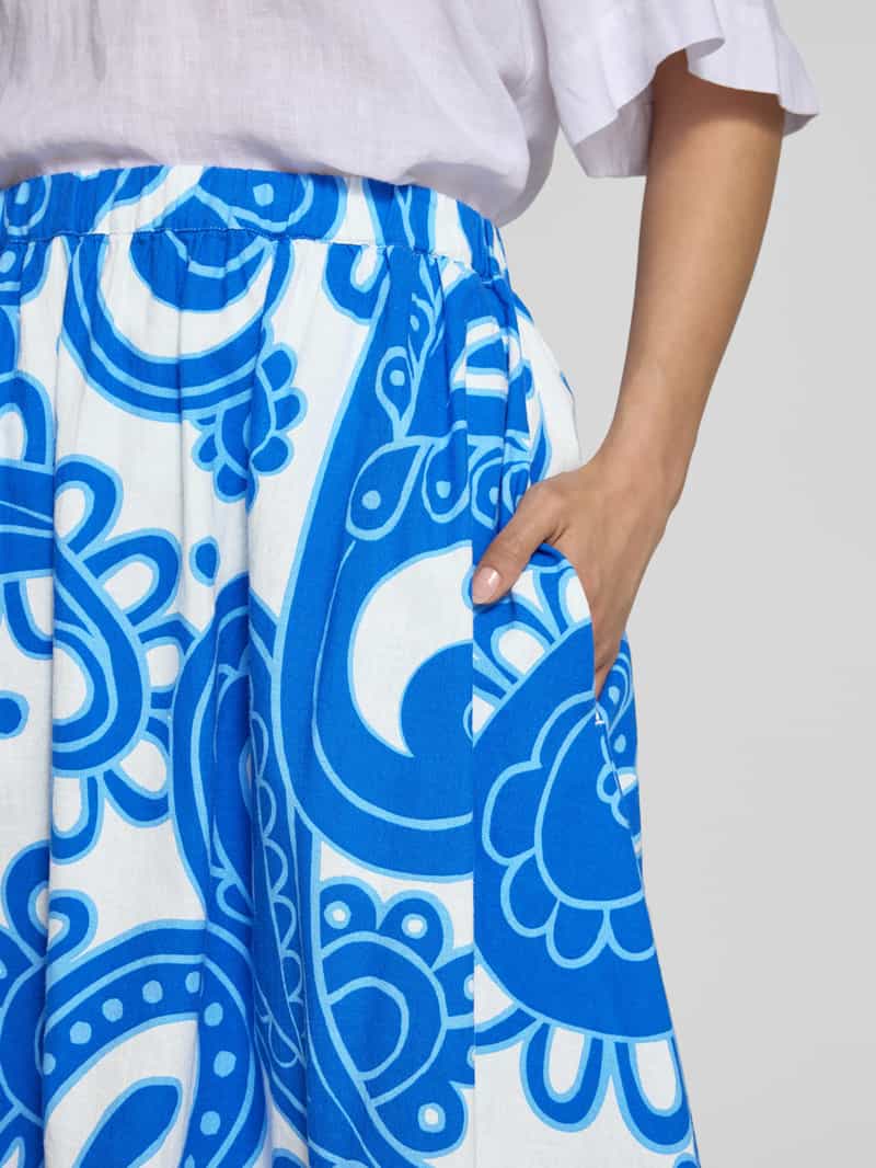 seidensticker Midirok met elastische band