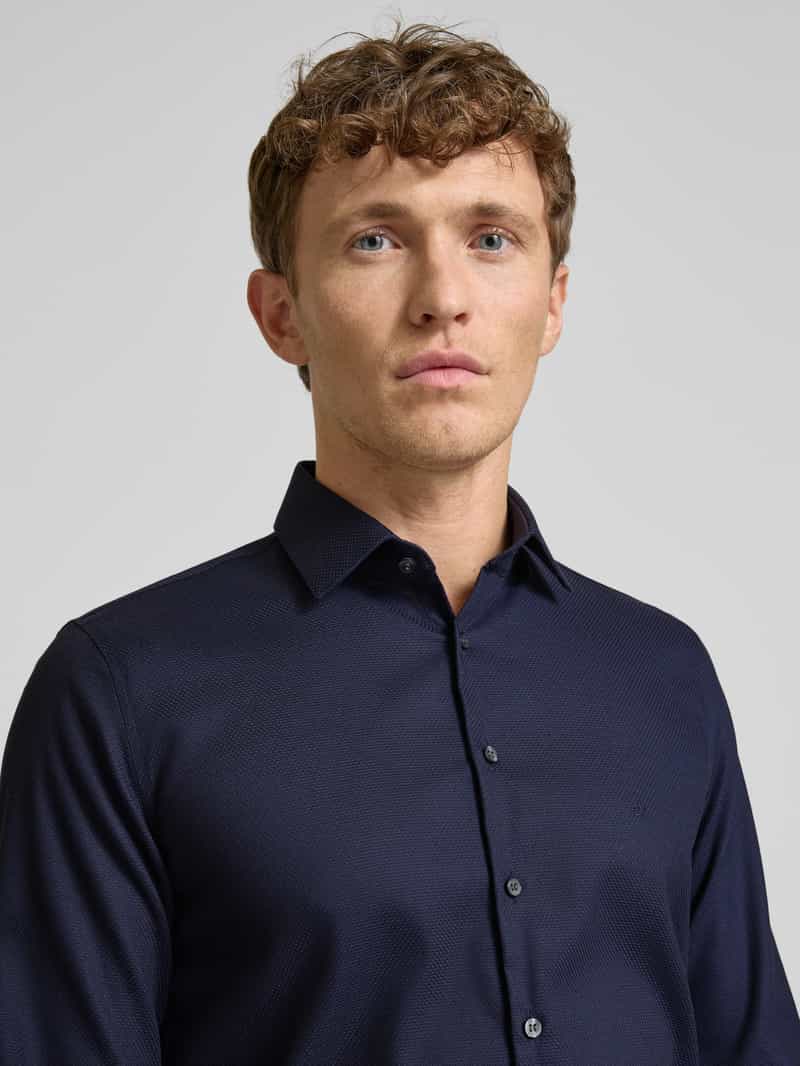 CK Calvin Klein Slim fit zakelijk overhemd met knoopsluiting model 'Bari'