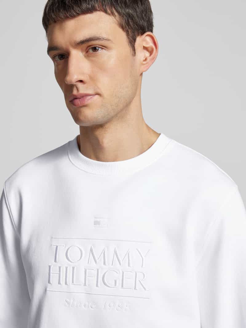 Tommy Hilfiger Regular fit sweatshirt van puur katoen