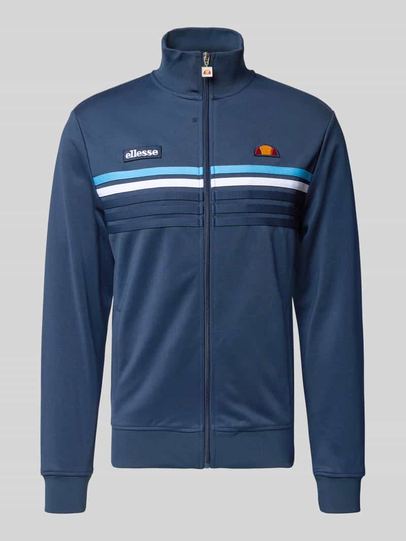 Ellesse Sweatjack met labelpatch model 'VICENZA TRACK'