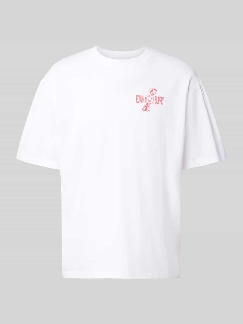T-shirt met print op de achterkant model 'SORRY TOKYO'