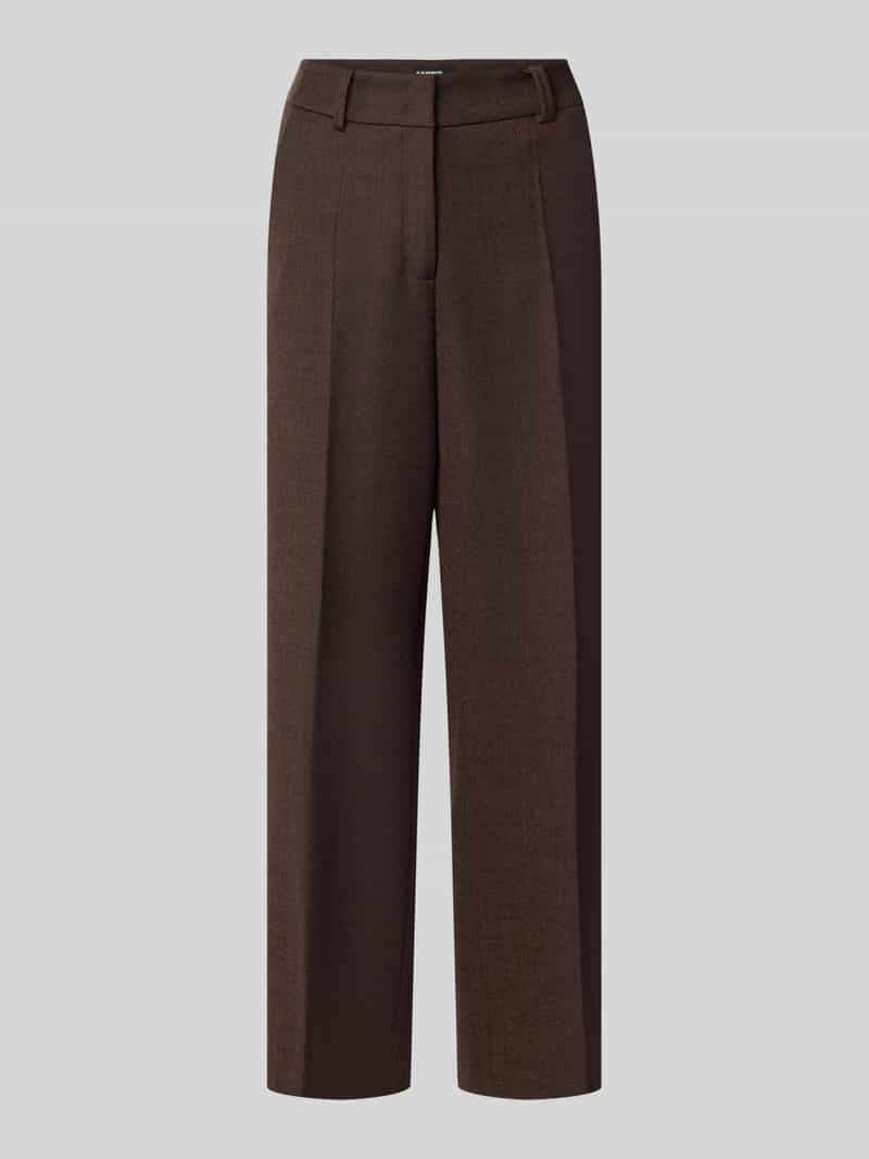 Regular fit chino met mix van viscose en wol model 'CALIFORNIA'