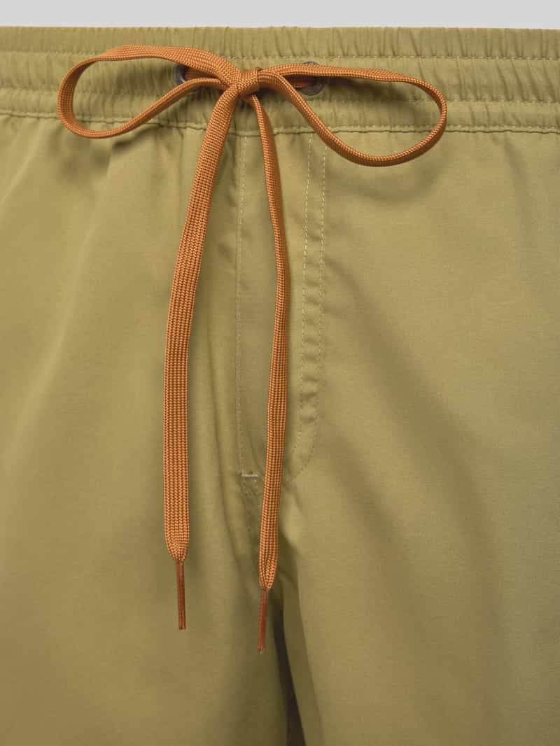 Quiksilver Zwembroek met labeldetail en elastische band