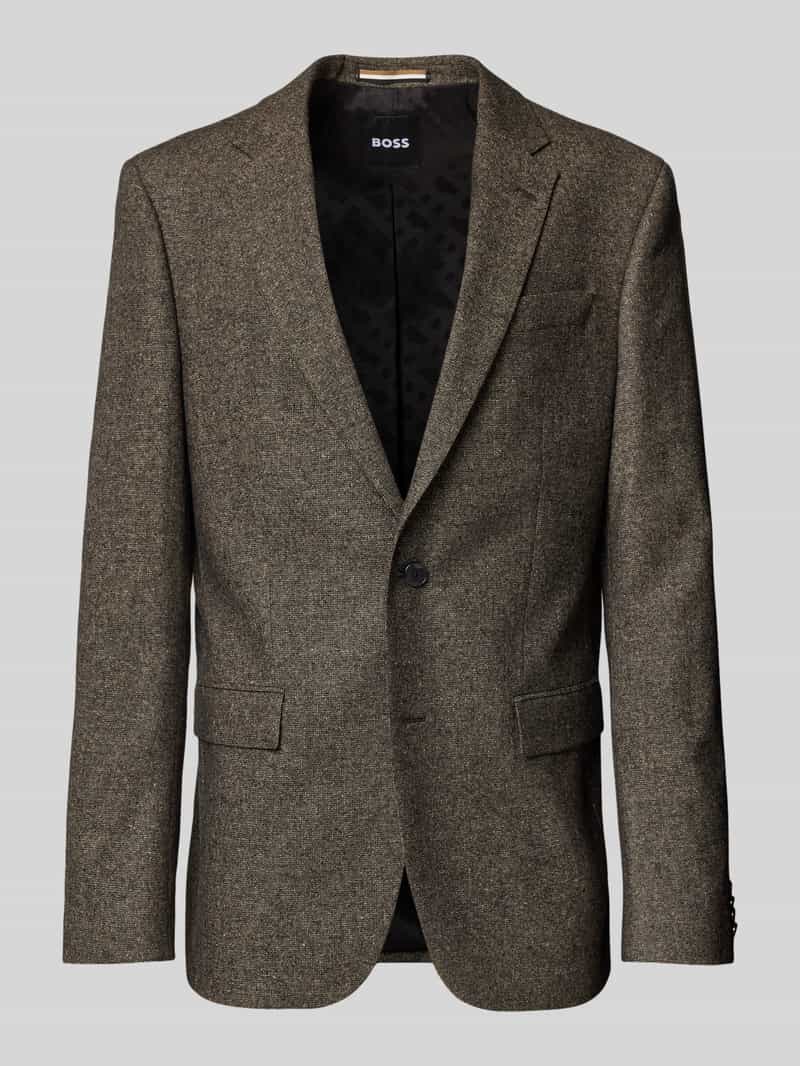 Boss Regular fit colbert van wolmix met zijde model 'JASPER'