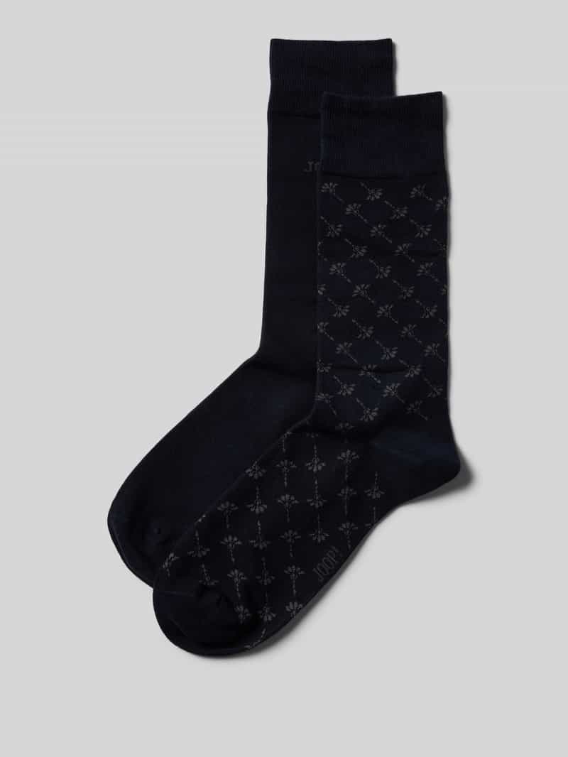 JOOP! Collection Sokken met elastische ribboordjes in een set van 2 paar