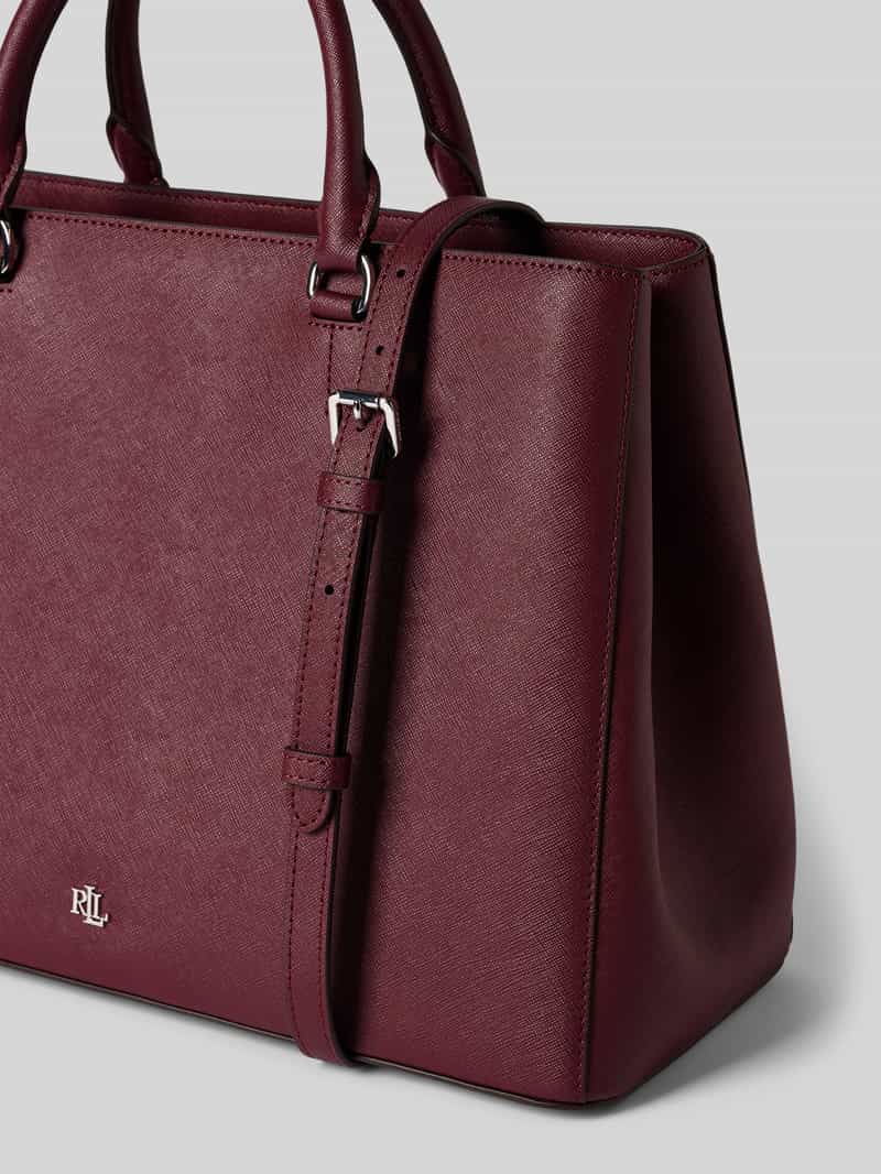 Lauren Ralph Lauren Handtas van kalfsleer met draagbanden en schouderband