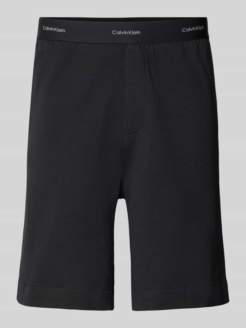 Calvin Klein Underwear Regular fit korte broek met elastische band met label