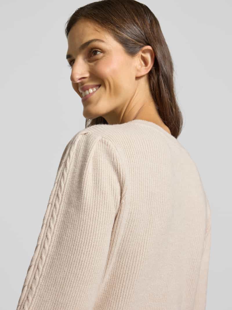 Soyaconcept Gebreide pullover met ribboorden model 'KANITA'