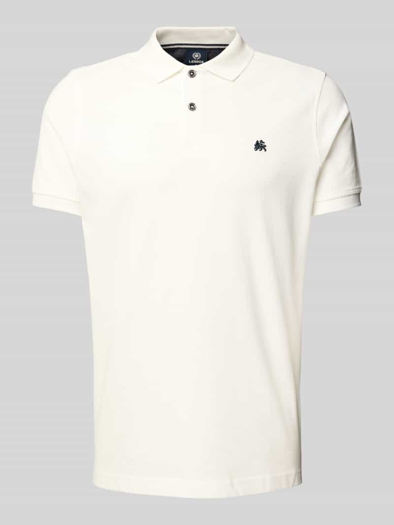 Lerros Poloshirt met labelstitching