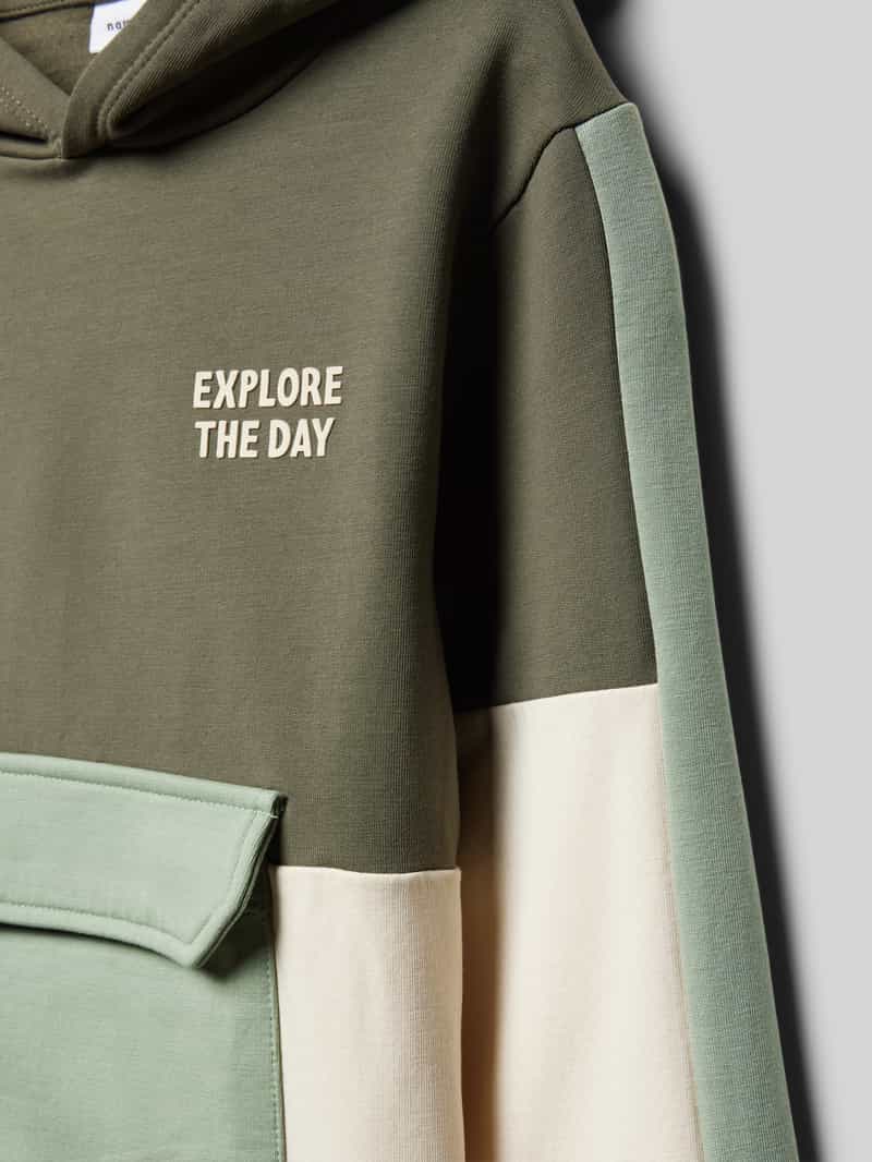 name it Hoodie met statementprint model 'MOALLER'