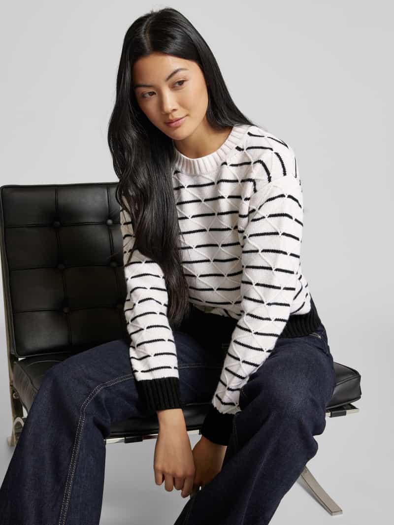 Max Mara Studio Gebreide pullover met structuurmotief model 'GETTONE'