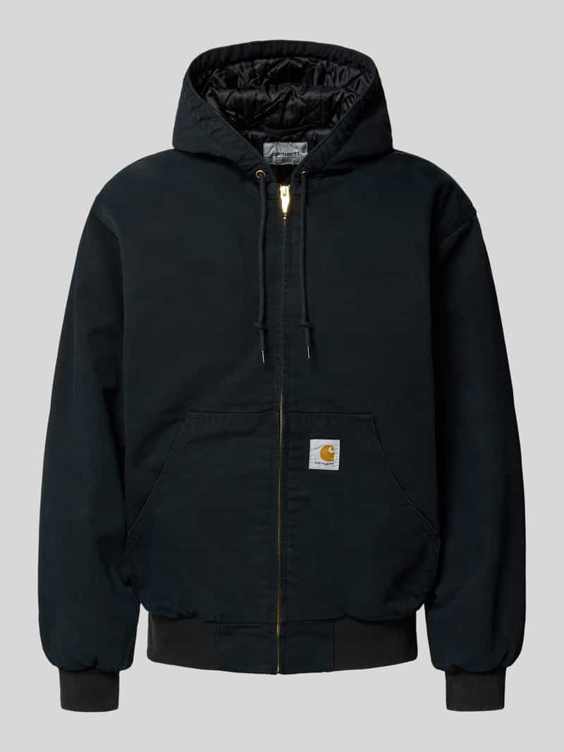 Carhartt Work In Progress Jack met kangoeroezak en labeldetail