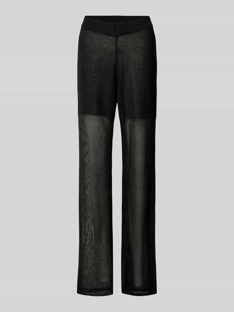 My Essential Wardrobe Broek in metallic, model 'Olly'