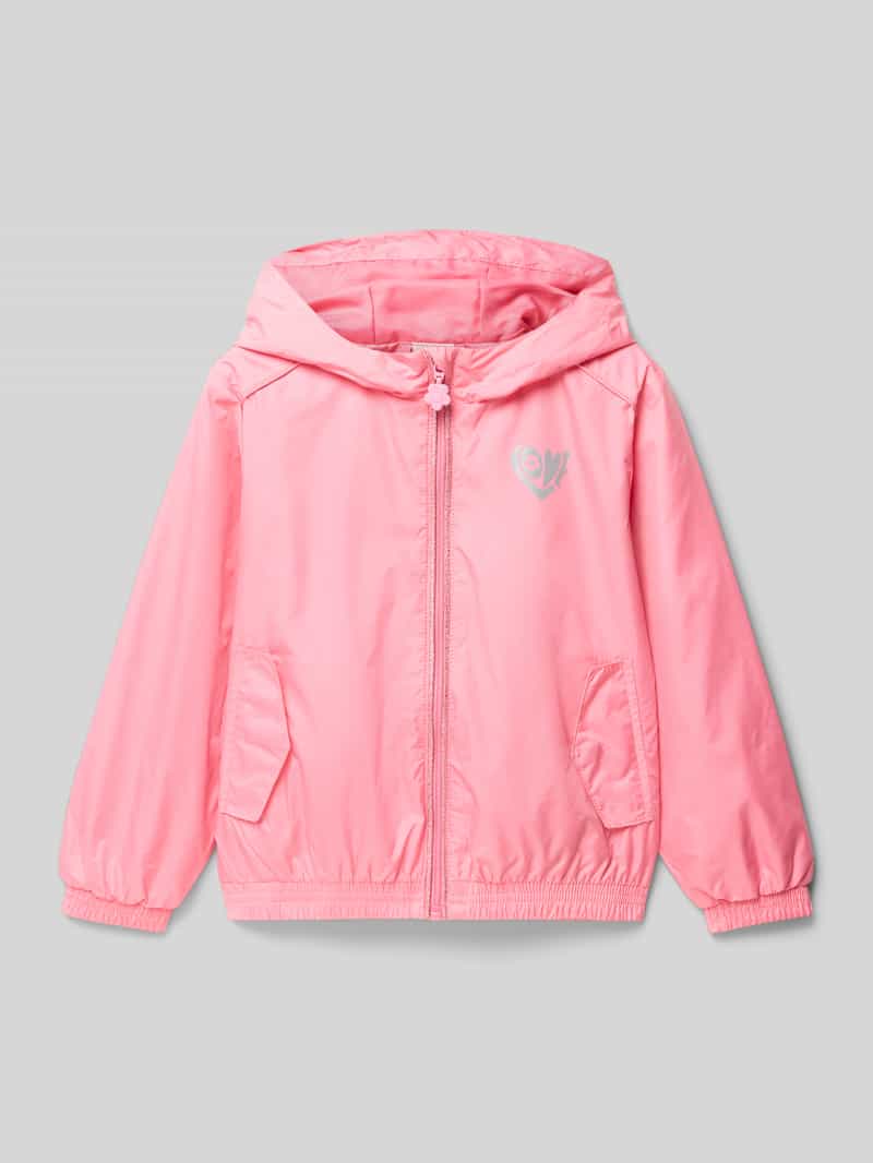 s.Oliver RED LABEL Regular fit tussenjack met reflecterende printdetails