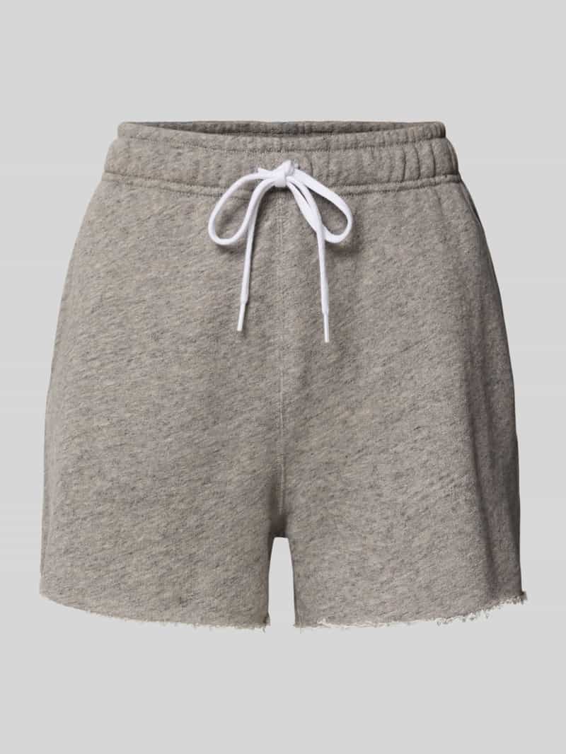 Polo Ralph Lauren Sweatshorts met gerafelde zoom en achterzak