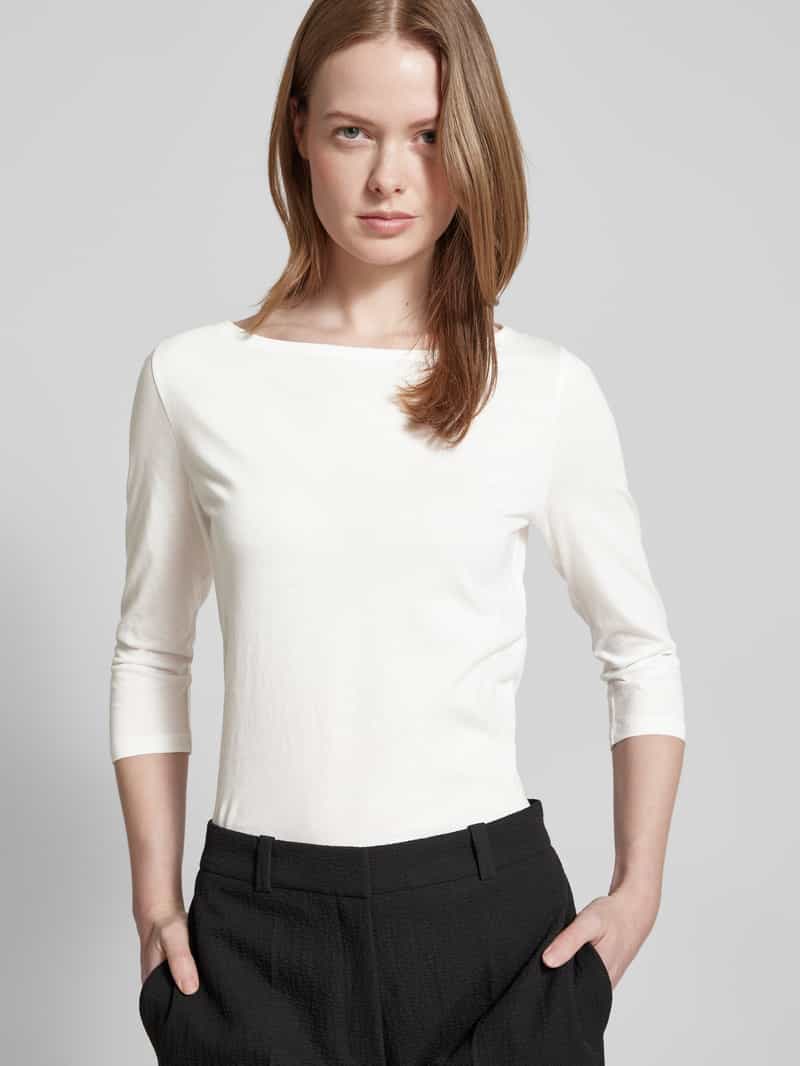LANIUS T-shirt met 3 4-mouwen