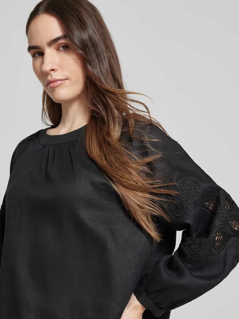 (THE MERCER) N.Y. Regular fit blouse van puur linnen