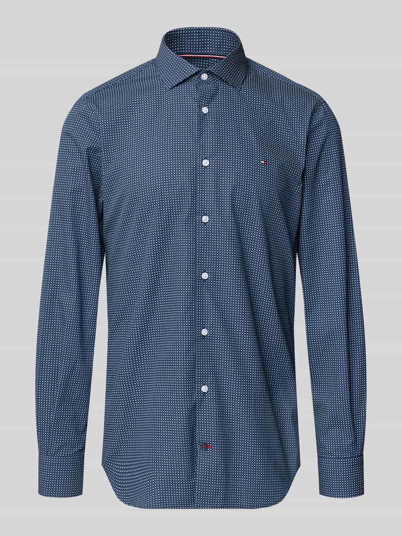 Tommy Hilfiger Tailored Slim fit zakelijk overhemd van puur katoen