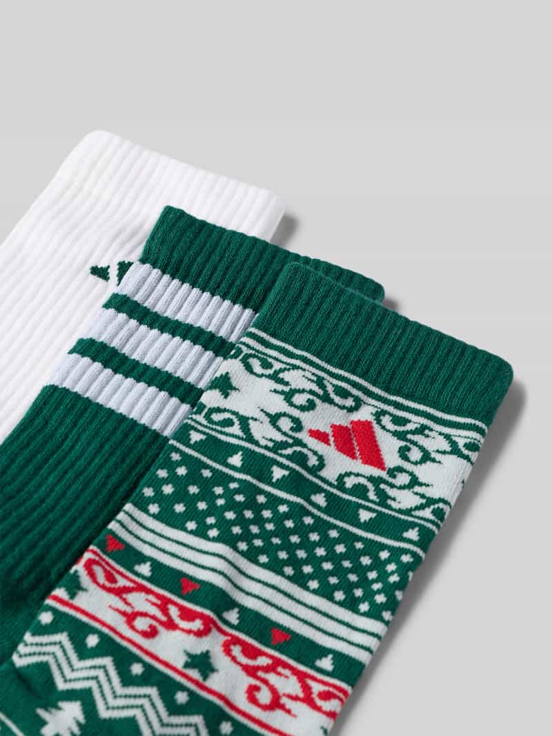 adidas Sportswear Sokken met labelprint in een set van 3 paar