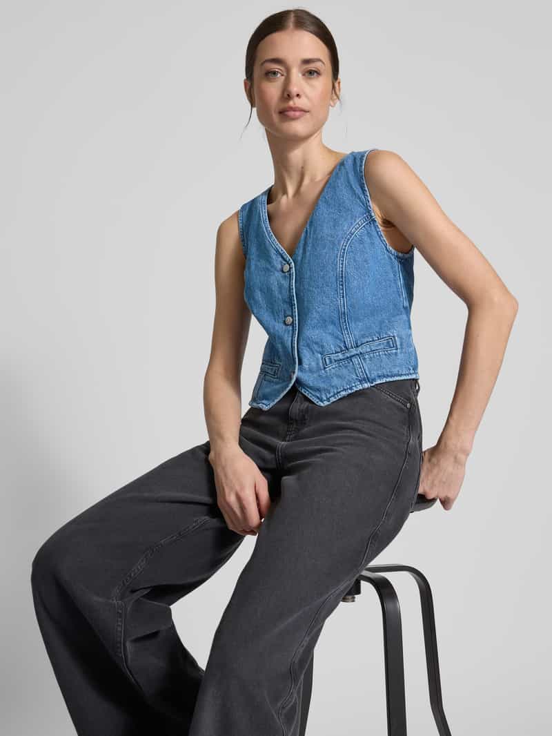 mustang Gilet in denimlook