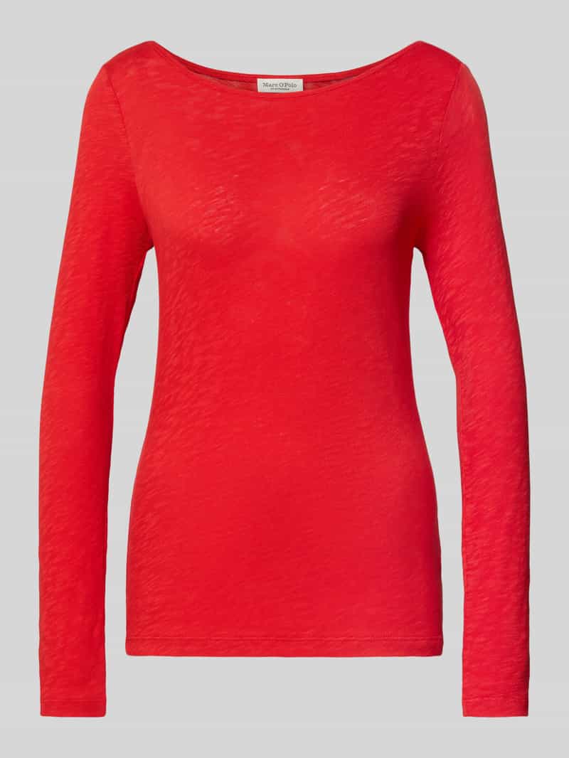 Marc O'Polo Slim fit shirt met lange mouwen van puur katoen