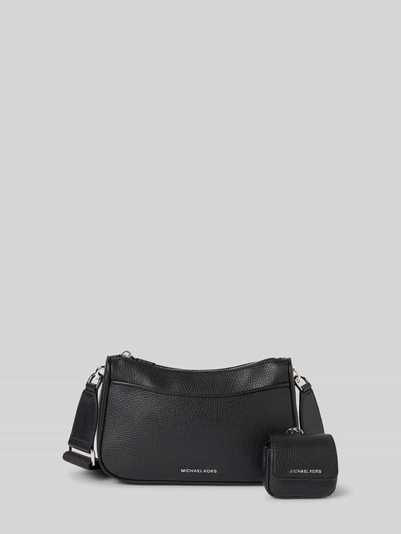 MICHAEL Kors Handtas van leer met labelapplicatie model 'JET SET'
