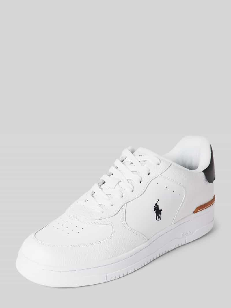 Polo Ralph Lauren Lage sneakers met leer, model 'MASTERS'