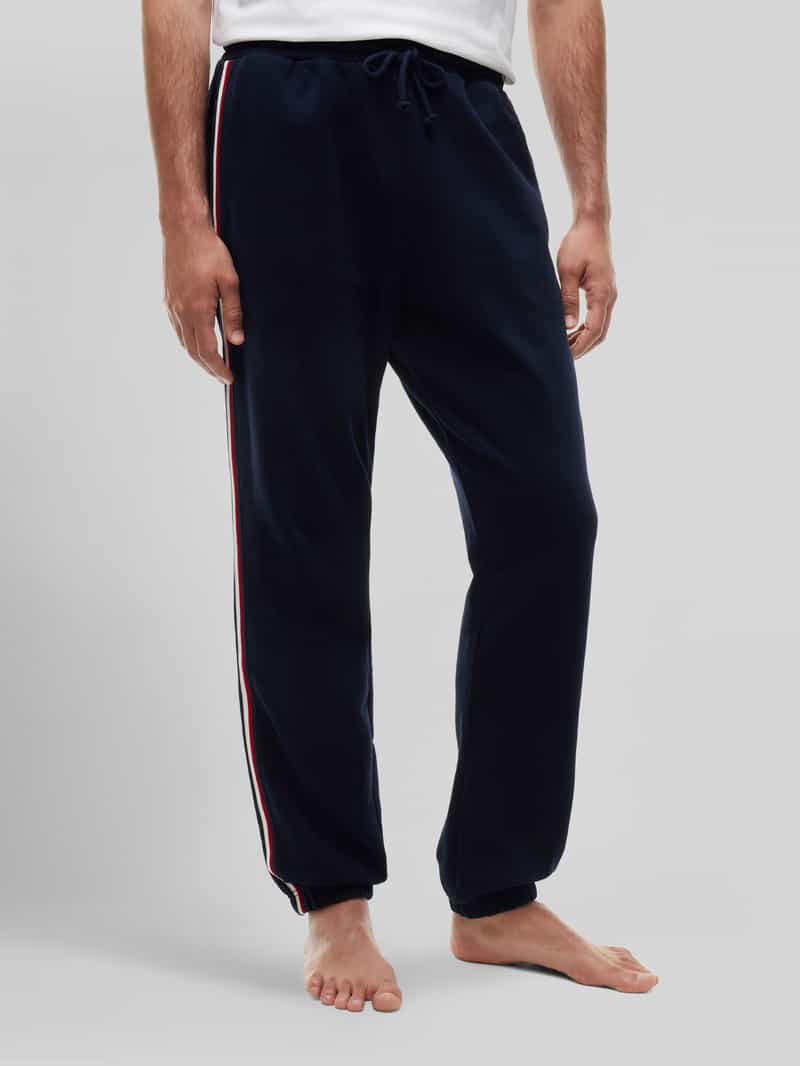 Tommy Hilfiger Regular fit sweatbroek van puur katoen