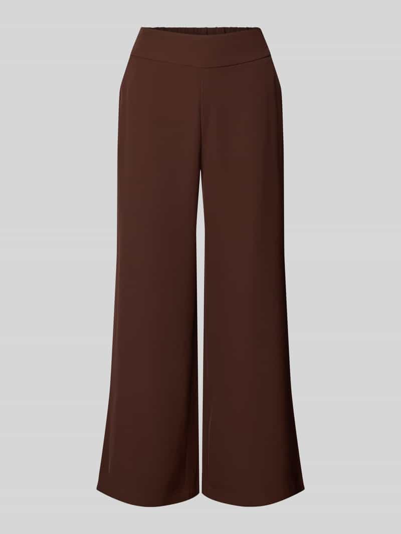 Zero Broek met wijde pijpen en elastische band