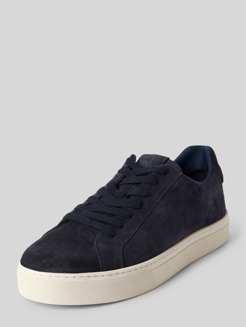 Low Top sneakers van puur rundleer